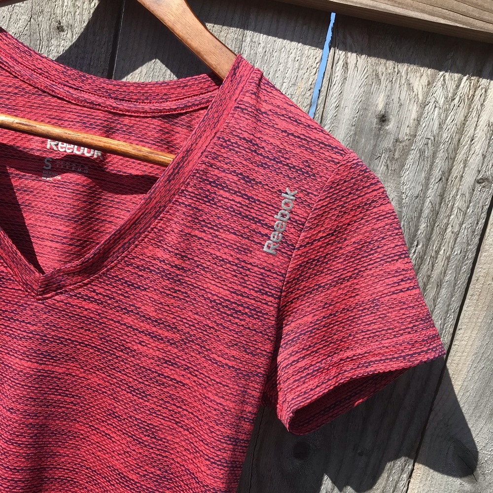Reebok V-neck workout tee